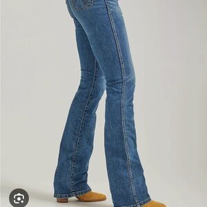 Wrangler high rise slim boot cut jeans